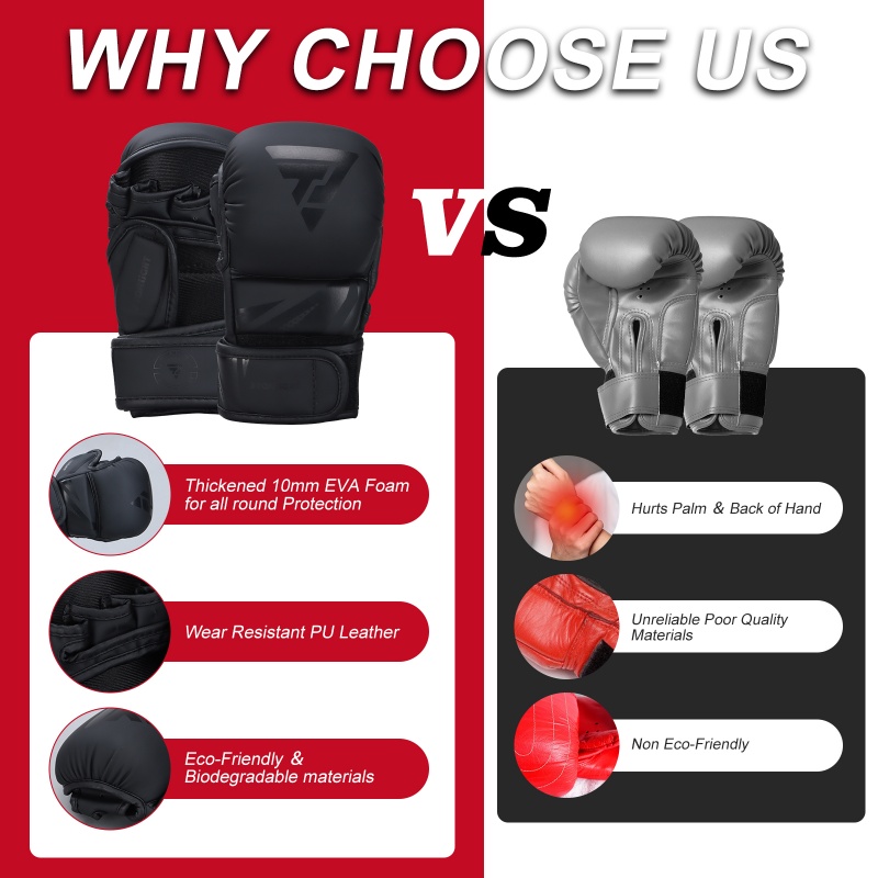 Luvas de boxe mma profissional - Boxing Glove Set avaliação e preço